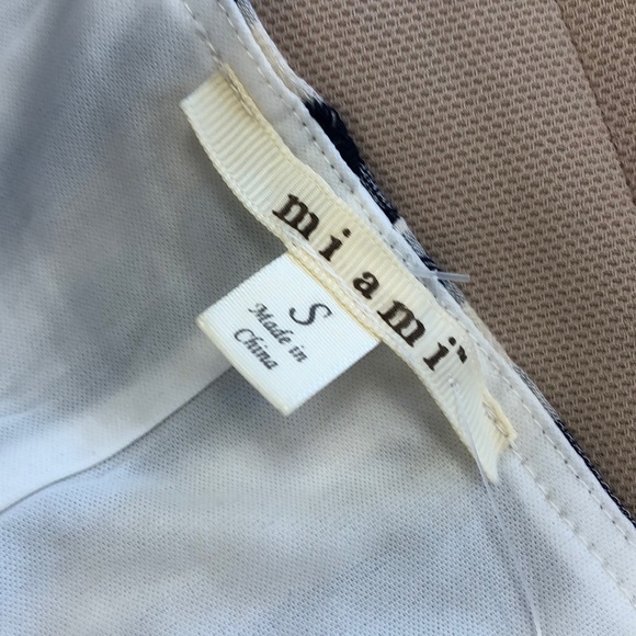 MIAMI BLUE EMBROIDERED HIGH NECK DRESS SIZE SMALL - Picture 7 of 7